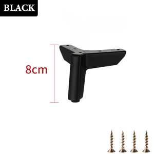 onuobao ขาเฟอร์นิเจอร์สามง่ามขาโซฟาโลหะหนาพร้อมสกรูรับน้ำหนักแข็งแรง