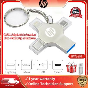 ♥【Ready stock】FREE Shipping+COD♥ USB Flash Drive Type C 512gb 128gb 64gb Pendrive USB 3.0 Smartphone micro USB otg Memory Stick for iphone ios phone