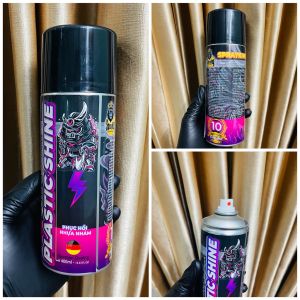 Chai xịt dưỡng sên rửa sên phục hồi nhựa nhám Sprayking mẫu mới chính hãng [Mua Combo tặng kèm Khăn 3M]