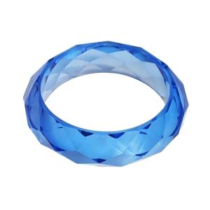 Nghệ nhân hình học mặt rõ ràng nhựa Bangle xách tay thoải mái phong cách phụ kiện trang trí cho trang phục hàng ngày