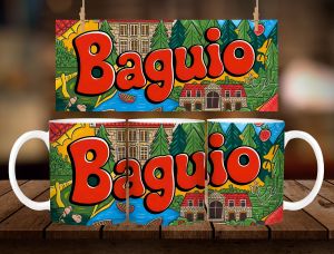 * 1 PC MUG WITH BOX * BAGUIO MUG DESIGN 11oz with BOX SOUVINER 1PC MUG ONLY