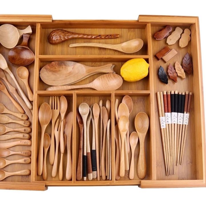 Thìa muỗng gỗ cán dài miệng to ăn cơm kiểu Nhật Bản, thìa cafe, lấy ...