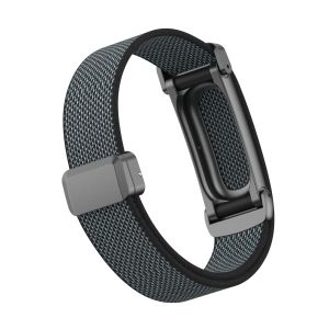 Ốp lưng kim loại bảo vệ + Dây đeo vải Nylon dệt khóa từ tính cho Google Fitbit Air