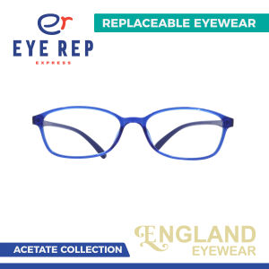 England 1033 (Frame Only) with choice of Multicoated/Anti-Radiation/Tinted/Photochromic/Replaceable Lenses Eyeglasses for Women/Men)| EYE REP Express