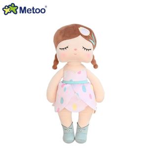 Kids Toys Original Metoo 33cm Angela Doll Kawaii Plush Toy Rose Fairy Soft Plush Doll Birthday Gift For Boys And Girls