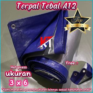 Terpal Plastik A12 Ukuran 3x6 Meter Super Tebal