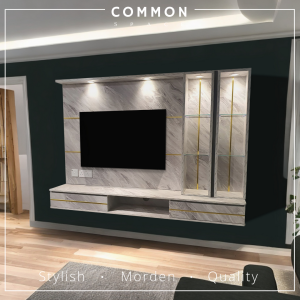 🔥 Free Install 🔥Common Space Nova 7ft TV Cabinet | 55 Inches Hanging Cabinet | Almari TV Dinding | 电视机柜 138-06