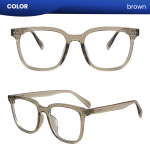 IOOI Eyewear -  Kacamata Rectangle TR 90 Anti Radiasi Blueray Photocromic Pria/Wanita 3817