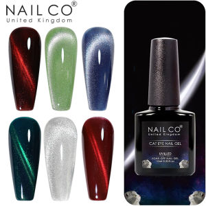 NAILCO Cat Eye Gel Nail Polish 10ml Rainbow Color UV LED Nail Art Gel Varnish Polish Soak Off Lacquer Nail Top Coat Gel Polish