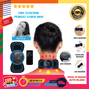 (BISA BAYAR DI TEMPAT) Alat Pijat Leher Terapi Kesehatan Mini Pad Mat Electric EMS Massager Recharging Bisa Dicas Alat Urut Pijet Getar Elektronik Kepala Punggung Belakang Kaki Badan Pegal Massage Stimulator Pemijat Listrik Kupu Kupu Elektric Multifungsi