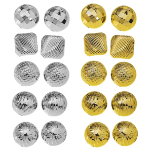 Punk Rock Earwears Geometric Shaped Earrings Fashion Unique Ear Studs Metal Adorment for Stylish Individuals