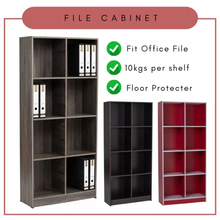 Alora Furniture - ECO 8C File Cabinet / File Rack / 4 Tier Book Rack ...