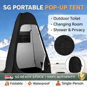 🔥SG Portable Pop-Up Tent | Foldable Waterproof Privacy Tent for Camping Beach Shower & Toilet
