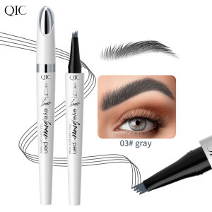 Four-pronged 4-tip liquid microblading brow pen long-lasting anti-smudge waterproof sweatproof non-fading