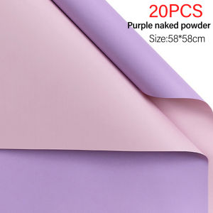 【20pcs】58cm×58cm Bouquet Wrapper Two-Sided Colored Bouquet Wrapper Packaging Paper Gift Wrapping Paper