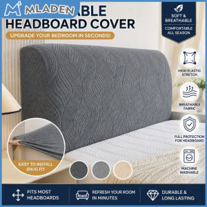 MLADEN New Bedhead Cover Universal Elastic All-inclusive Headboard Dust Cover Removable Bed Head Protection
