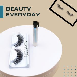 Bulu Mata Palsu 3D dan Lem 1 Set Kode G10s 3D