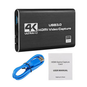 Thẻ Quay Video 4K USB 3.0 Máy Ghi Hình HD 1080P 60fps Tương Thích HDMI Thẻ Trò Chơi Cho OBS Capture Sống