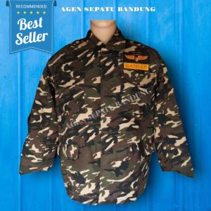 Jaket loreng malvinas model BB (Bolak Balik) / jaket loreng malvinas / Jaket Banser Anti Air