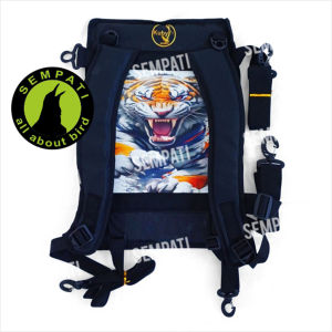 SEMPATI Tas Sangkar Burung Ransel Printing Kuby Motif Tas Gendong Gendongan Sangkar Kandang Bulat Kapsul Kotak Burung Murai Lovebird Kacer Kenari Cucak