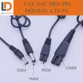 Cục sạc 1 lỗ 2 lỗ type C dành cho đèn pin đội đầu 4v2 500ma và phụ kiện kèm theo. 