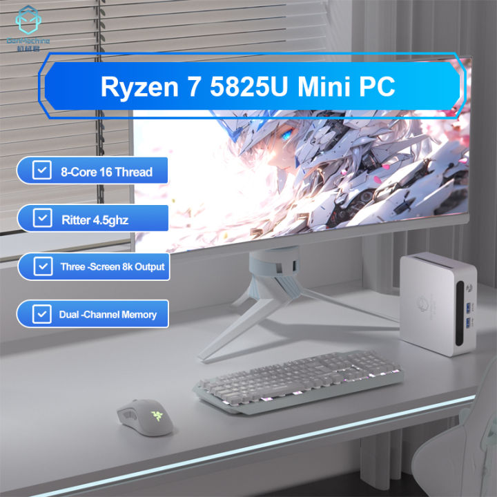 Genmachine New Amd Ryzen U Mini Pc Windows Pro Cores