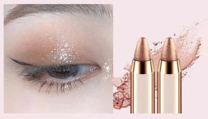 Affordable Pearlized Silhouette Pencil Student Lazy Eyeshadow Stick No Makeup Removal Highlighter