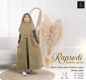 SARIMBIT 2024 LUBI RAPSODI FAMILY ARMY TERBARUU GAMIS & KOKO DAILY KASUAL KEKINIAN PREMIUM LEBARAN TERMURAHH