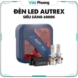 Đèn LED Ô Tô Cao Cấp AUTREX X20 Siêu Sáng Ánh Sáng Trắng 6000K Chân H1 H3 H4 H7 H11 9005 9006 9012