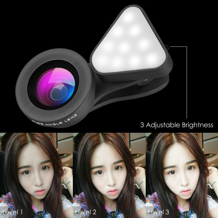 Dazzling Stuff | FLASHLIGHT 3 IN 1 CAMERA LENS Wide Angle Zoom Fish Eye ...