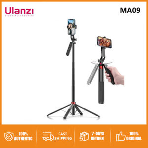 Original Ulanzi MA09 1.8m Selfie Stick Tripod for iPhone 11 12 13 14 15 Pro Max Phone with Remote Control with Panoramic Ball head Holder