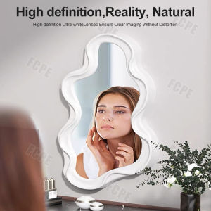 【1-3 days delivery】Ins Cloud Makeup Mirror Desktop Girl Desktop Household Small Mirror Student HD Office Dressing Mirror