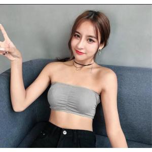 Bralette Tube Top Bra Trendy Strapless Bralette Tube Top Bra CrissCross Random Color