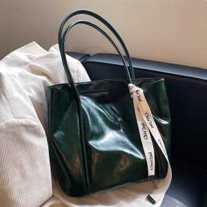 (COD) [tidak ada Syal] Tas Tote Bag Wanita Import GTF7126