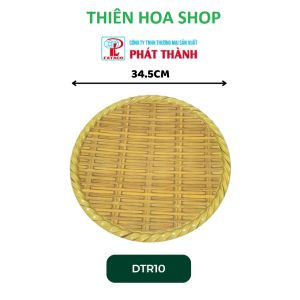 Dĩa nhựa giả mây tre melamine mẹt đựng thức ăn bán bún đậu mắm tôm nhiều size