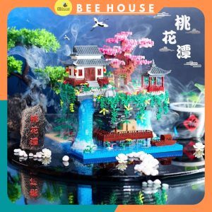 [HOÀN TIỀN  6%]Đồ chơi xếp hình lắp ráp mô hình kiến trúc kỳ quan thế giới bảo tàng louvre Pháp 3377 chi tiết city building