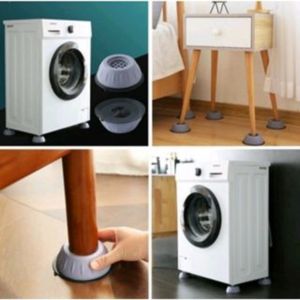 KAIHUA Tatakan Alas Kaki Mesin Cuci Kulkas Meja Universal Anti Getar Anti Selip Pelindung Serbaguna PR156