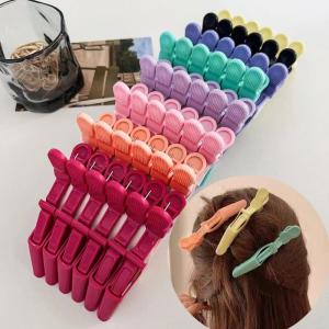 6/10/50pcs Prong Alligator Clips Duckbill Clip Korean Fashion Ladies Hair Clip  Hairdressing Clamps Claw Section  Barber For Salon Styling Hair Accessories