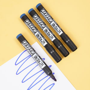 COD Quick-Dry Permanent Waterproof Marker Red Blue Black Permanent Marker Pen/Oily Marker Pen wholesaled cod