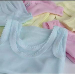 Kaos Dalam Anak Singlet Bayi Warna Polos Size S M L XL 3L ( XXL) PAKAIAN DALAM ANAK