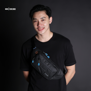 Eibe waistbag pria waterproof tas selempang atau tas pinggang anti air