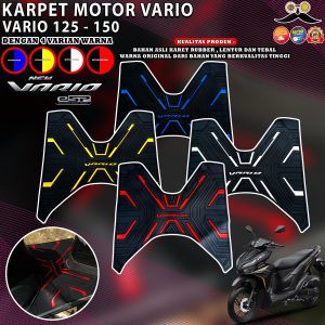 KARPET VARIO 125 150 ABS CBS ISS OLD NEW ALAS KAKI BORDES TATAKAN PIJAKAN MOTOR ANTI LICIN MOSCOW