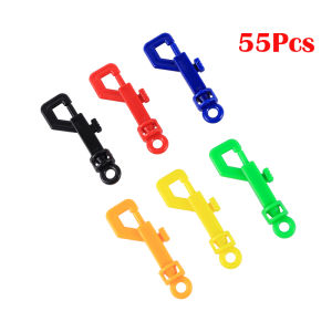 11Pcs Mixed color Plastic hook lock for bird cage Love birds accessories