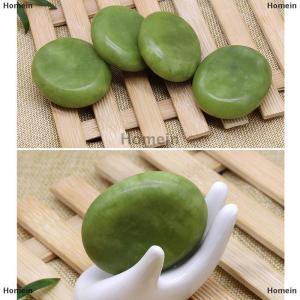 [COD] Homein Natural Massage Stones Green Stones Cold Rock for Spa Deep Tissue Massager