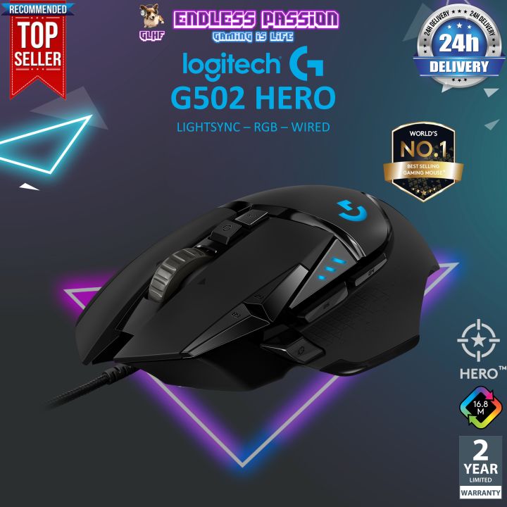 Logitech G502 Hero Gaming Mouse
