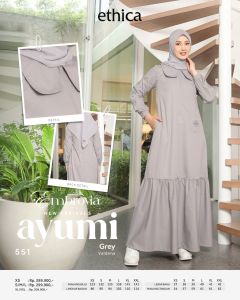 GAMIS ETHICA AYUMI 551 DRESS KEKINIAN TERBARU DAILY KASUAL KONDANGAN KULIAH PREMIUM TERMURAHHH