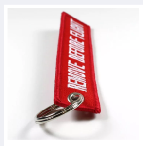 Colorful Aviation Gift Woven Keychain: A Durable & Stylish Keyring Collection