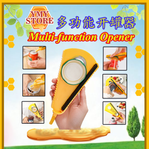 Multi-function Opener Can Bottle Cap Fast Lid Opener Bottle Opener Rotating Multi-Purpose Bottle Opener Kitchen Gadgets Wine Opener 多功能开罐器