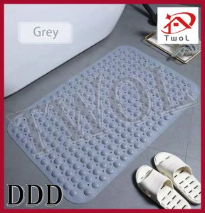 TWOL 1pcs stock no.DDD ，Anti-Slip Bathroom Mat PVC Shower Mat Anti-Skid Floor Mat For Bathroom Waterproof Floor Mat