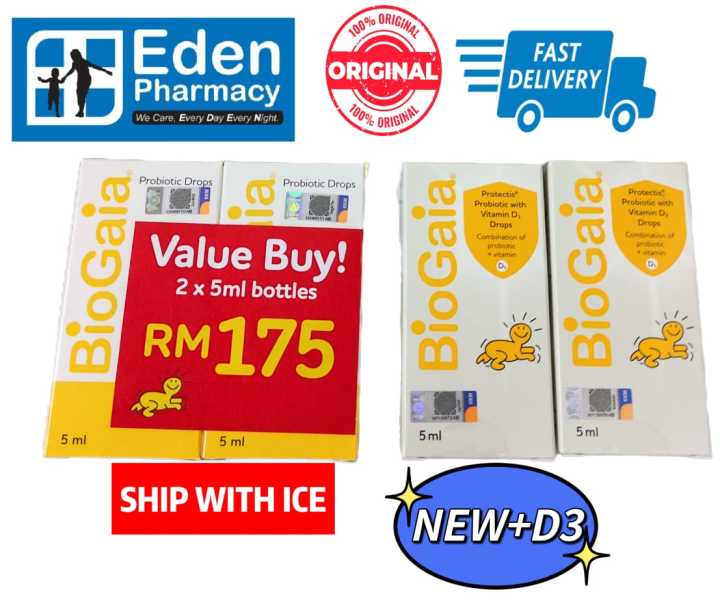 Biogaia Probiotic Drop, Biogaia Vitamin D3+Probiotic ( ship with ice
